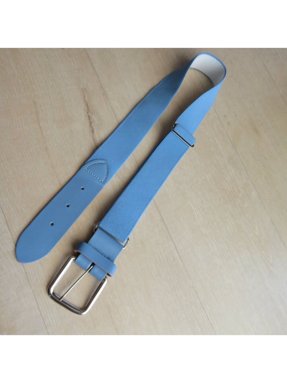 Womens Champro Blue Stretch Belt Adjustable Buckle Medium